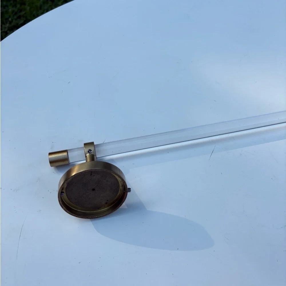 NWOT Anthropologie Mikayla Lucite Towel Bar